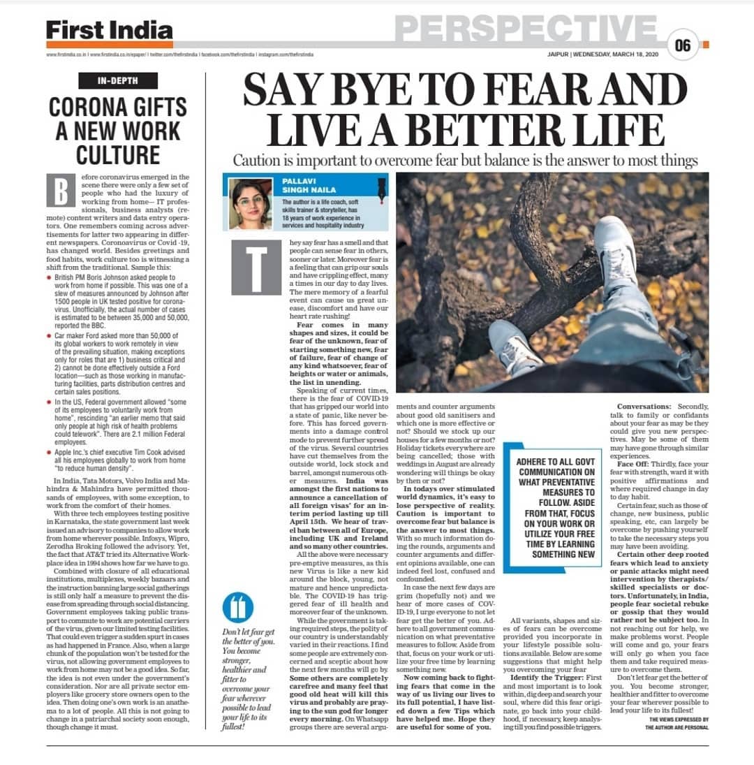 Media Coverage - Pallavi Singh